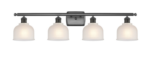 Dayton - 4 Light - 36 inch - Oil Rubbed Bronze - Bath Vanity Light (516-4W-OB-G411)
