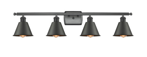 Smithfield - 4 Light - 37 inch - Matte Black - Bath Vanity Light (516-4W-BK-M8-LED)