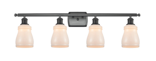 Ellery - 4 Light - 35 inch - Matte Black - Bath Vanity Light (516-4W-BK-G391-LED)
