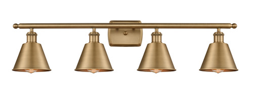 Smithfield - 4 Light - 37 inch - Brushed Brass - Bath Vanity Light (516-4W-BB-M8-LED)