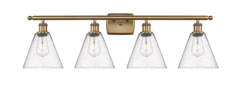 Berkshire - 4 Light - 38 inch - Brushed Brass - Bath Vanity Light (516-4W-BB-GBC-84)