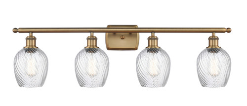 Salina - 4 Light - 36 inch - Brushed Brass - Bath Vanity Light (516-4W-BB-G292-LED)
