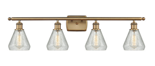Conesus - 4 Light - 36 inch - Brushed Brass - Bath Vanity Light (516-4W-BB-G275)