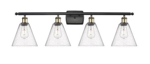 Berkshire - 4 Light - 38 inch - Black Antique Brass - Bath Vanity Light (516-4W-BAB-GBC-84)
