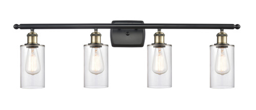 Clymer - 4 Light - 34 inch - Black Antique Brass - Bath Vanity Light (516-4W-BAB-G802-LED)