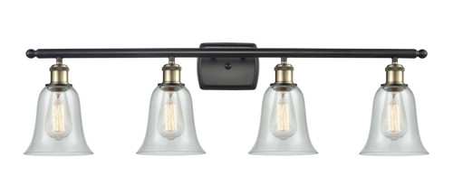Hanover - 4 Light - 36 inch - Black Antique Brass - Bath Vanity Light (516-4W-BAB-G2812)