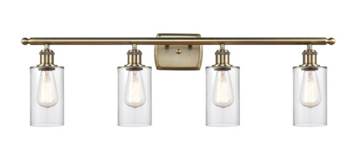 Clymer - 4 Light - 34 inch - Antique Brass - Bath Vanity Light (516-4W-AB-G802)