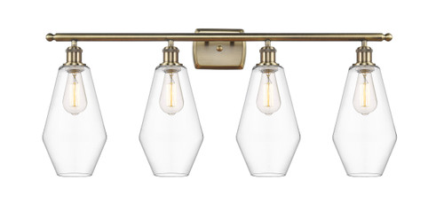 Cindyrella - 4 Light - 37 inch - Antique Brass - Bath Vanity Light (516-4W-AB-G652-7)