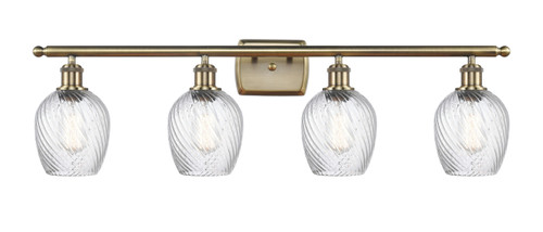 Salina - 4 Light - 36 inch - Antique Brass - Bath Vanity Light (516-4W-AB-G292)