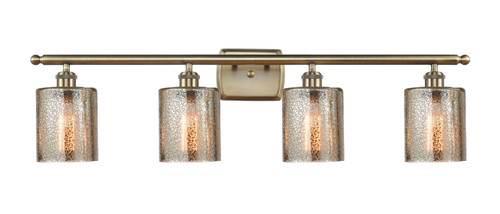 Cobbleskill - 4 Light - 35 inch - Antique Brass - Bath Vanity Light (516-4W-AB-G116-LED)