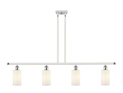 Clymer - 4 Light - 48 inch - White Polished Chrome - Cord hung - Island Light (516-4I-WPC-G801)