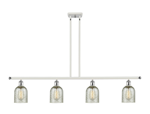 Caledonia - 4 Light - 48 inch - White Polished Chrome - Cord hung - Island Light (516-4I-WPC-G259-LED)