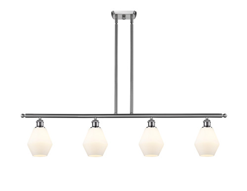 Cindyrella - 4 Light - 48 inch - Brushed Satin Nickel - Cord hung - Island Light (516-4I-SN-G651-6-LED)