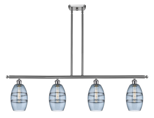Vaz - 4 Light - 48 inch - Brushed Satin Nickel - Cord hung - Island Light (516-4I-SN-G557-6BL)