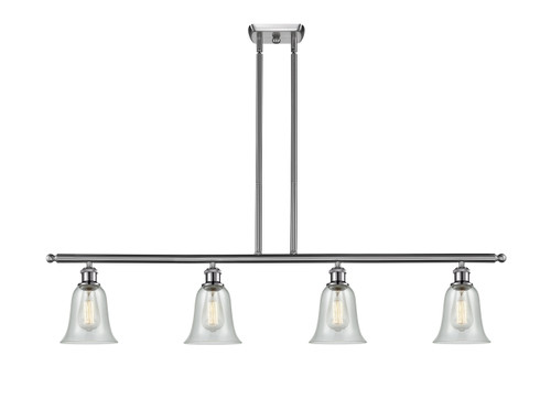 Hanover - 4 Light - 48 inch - Brushed Satin Nickel - Cord hung - Island Light (516-4I-SN-G2812)
