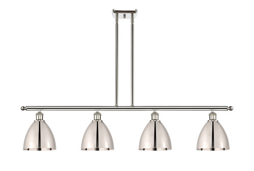 Bristol - 4 Light - 48 inch - Polished Nickel - Cord hung - Island Light (516-4I-PN-MBD-75-PN-LED)
