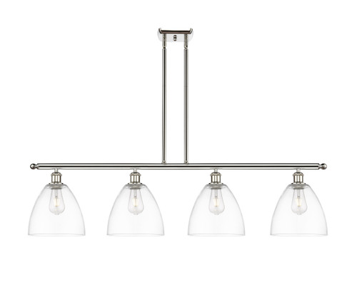 Bristol - 4 Light - 48 inch - Polished Nickel - Cord hung - Island Light (516-4I-PN-GBD-92-LED)