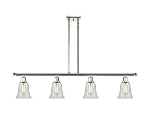 Hanover - 4 Light - 48 inch - Polished Nickel - Cord hung - Island Light (516-4I-PN-G2812-LED)