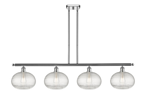 Ithaca - 4 Light - 48 inch - Polished Chrome - Cord hung - Island Light (516-4I-PC-G555-10CL)