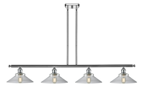Orwell - 4 Light - 48 inch - Polished Chrome - Cord hung - Island Light (516-4I-PC-G132)