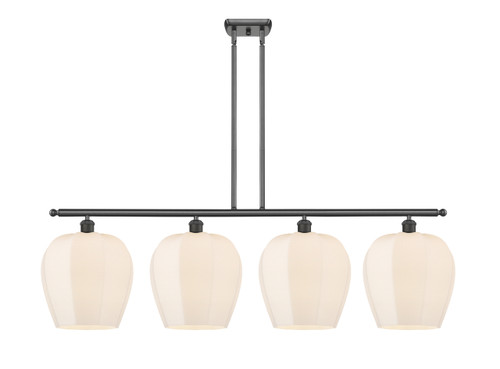 Norfolk - 4 Light - 50 inch - Oil Rubbed Bronze - Cord hung - Island Light (516-4I-OB-G461-12-LED)
