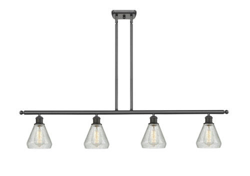 Conesus - 4 Light - 48 inch - Oil Rubbed Bronze - Cord hung - Island Light (516-4I-OB-G275)