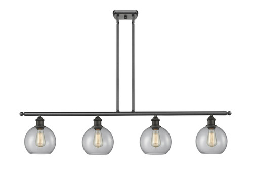 Athens - 4 Light - 48 inch - Oil Rubbed Bronze - Cord hung - Island Light (516-4I-OB-G122)
