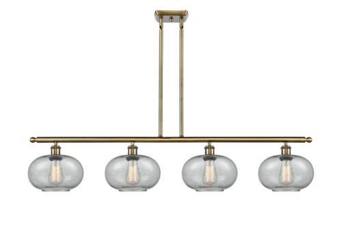 Gorham - 4 Light - 48 inch - Antique Brass - Cord hung - Island Light (516-4I-AB-G247)