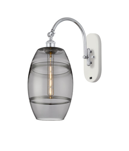 Vaz - 1 Light - 8 inch - White Polished Chrome - Sconce (518-1W-WPC-G557-8SM)