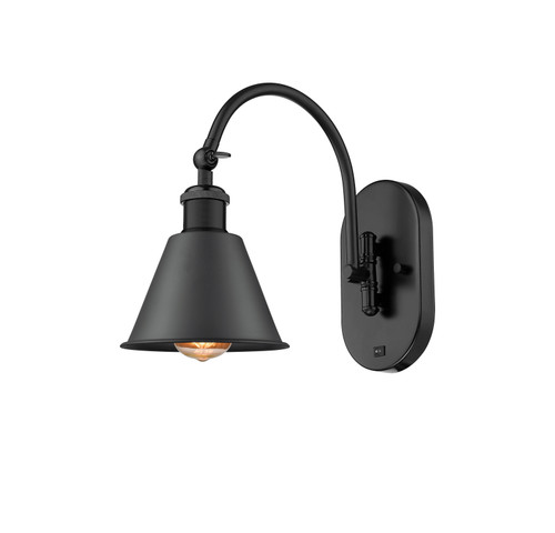 Smithfield - 1 Light - 7 inch - Matte Black - Sconce (518-1W-BK-M8)