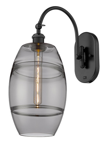Vaz - 1 Light - 8 inch - Matte Black - Sconce (518-1W-BK-G557-8SM)