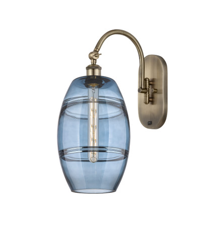 Vaz - 1 Light - 8 inch - Antique Brass - Sconce (518-1W-AB-G557-8BL)