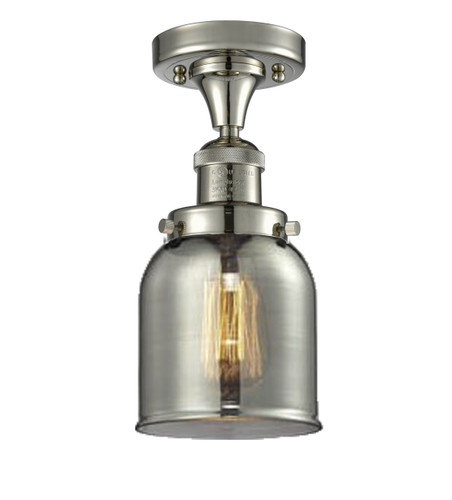 Bell - 1 Light - 5 inch - Polished Nickel - Semi-Flush Mount (517-1CH-PN-G53)