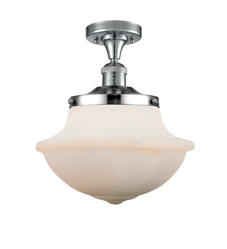 Oxford - 1 Light - 12 inch - Polished Chrome - Semi-Flush Mount (517-1CH-PC-G541)