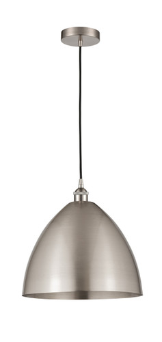 Bristol - 1 Light - 16 inch - Brushed Satin Nickel - Cord hung - Mini Pendant (616-1P-SN-MBD-16-SN)