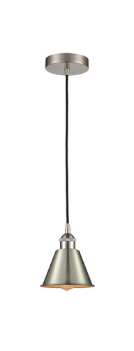 Edison - 1 Light - 7 inch - Satin Nickel - Mini Pendant (616-1P-SN-M8-SN)