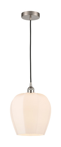 Norfolk - 1 Light - 12 inch - Brushed Satin Nickel - Cord hung - Mini Pendant (616-1P-SN-G461-12)