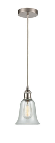 Hanover - 1 Light - 6 inch - Brushed Satin Nickel - Cord hung - Mini Pendant (616-1P-SN-G2812-LED)