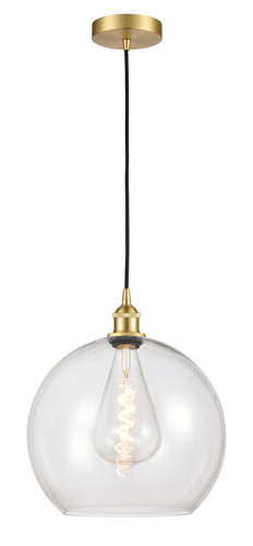 Athens - 1 Light - 14 inch - Satin Gold - Cord hung - Pendant (616-1P-SG-G122-14)