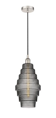 Cascade - 1 Light - 8 inch - Polished Nickel - Cord hung - Mini Pendant (616-1P-PN-G673-8-LED)