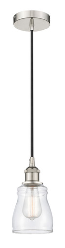 Ellery - 1 Light - 5 inch - Polished Nickel - Cord hung - Mini Pendant (616-1P-PN-G392)