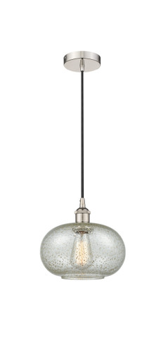 Gorham - 1 Light - 10 inch - Polished Nickel - Cord hung - Mini Pendant (616-1P-PN-G249-LED)