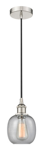 Belfast - 1 Light - 6 inch - Polished Nickel - Cord hung - Mini Pendant (616-1P-PN-G104-LED)