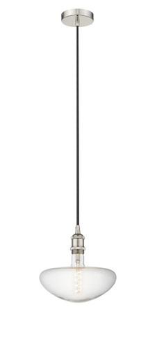 Edison - 1 Light - 9 inch - Polished Nickel - Cord hung - Mini Pendant (616-1P-PN-BB250LED)