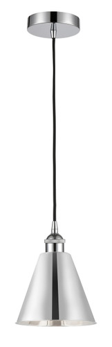 Berkshire - 1 Light - 8 inch - Polished Chrome - Cord hung - Mini Pendant (616-1P-PC-MBC-8-PC)