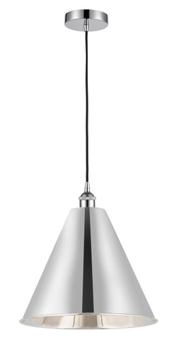 Berkshire - 1 Light - 16 inch - Polished Chrome - Cord hung - Mini Pendant (616-1P-PC-MBC-16-PC-LED)