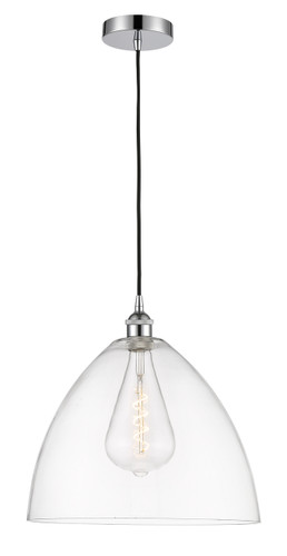 Bristol - 1 Light - 16 inch - Polished Chrome - Cord hung - Pendant (616-1P-PC-GBD-162-LED)