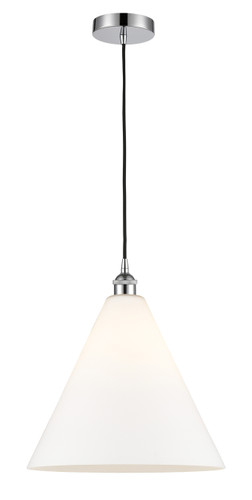 Berkshire - 1 Light - 16 inch - Polished Chrome - Cord hung - Pendant (616-1P-PC-GBC-161-LED)