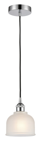 Dayton - 1 Light - 6 inch - Polished Chrome - Cord hung - Mini Pendant (616-1P-PC-G411-LED)