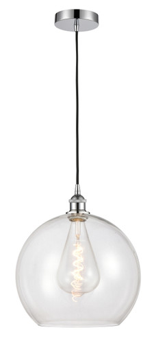 Athens - 1 Light - 14 inch - Polished Chrome - Cord hung - Pendant (616-1P-PC-G122-14)